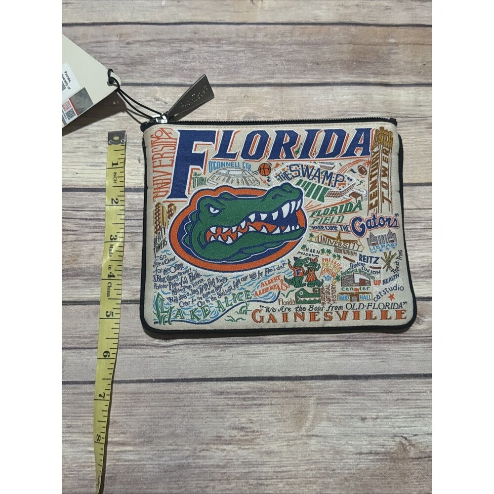 NEW Catstudio Collegiate Florida Gators SEC Zipper Pouch Travel Bag Wristlet - Picture 7 of 10
